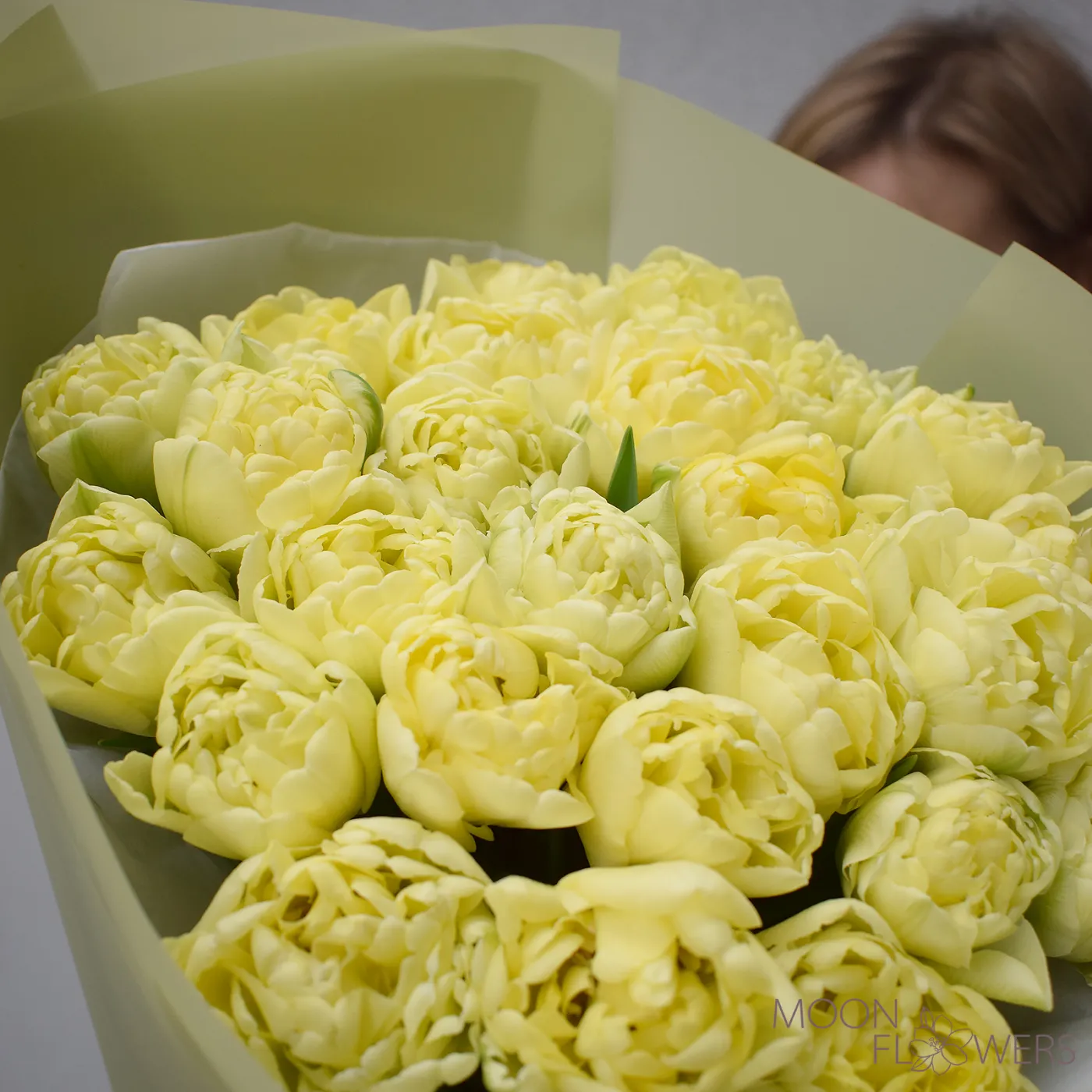 Bouquet of 25 peony tulips
