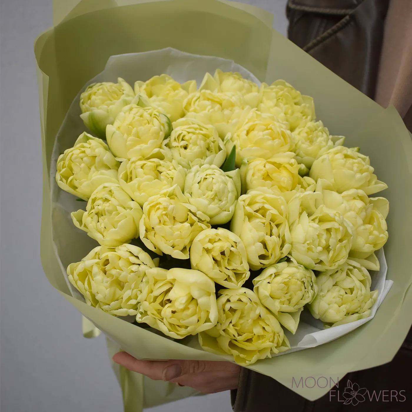Bouquet of 25 peony tulips