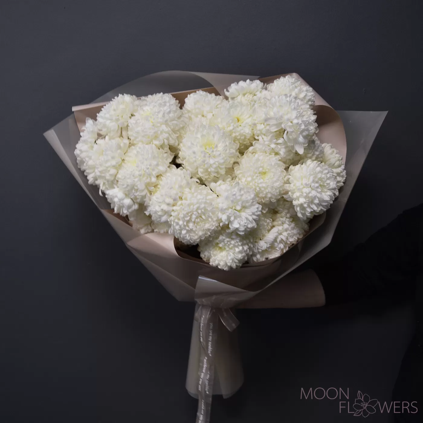 Buchet de crizanteme albe