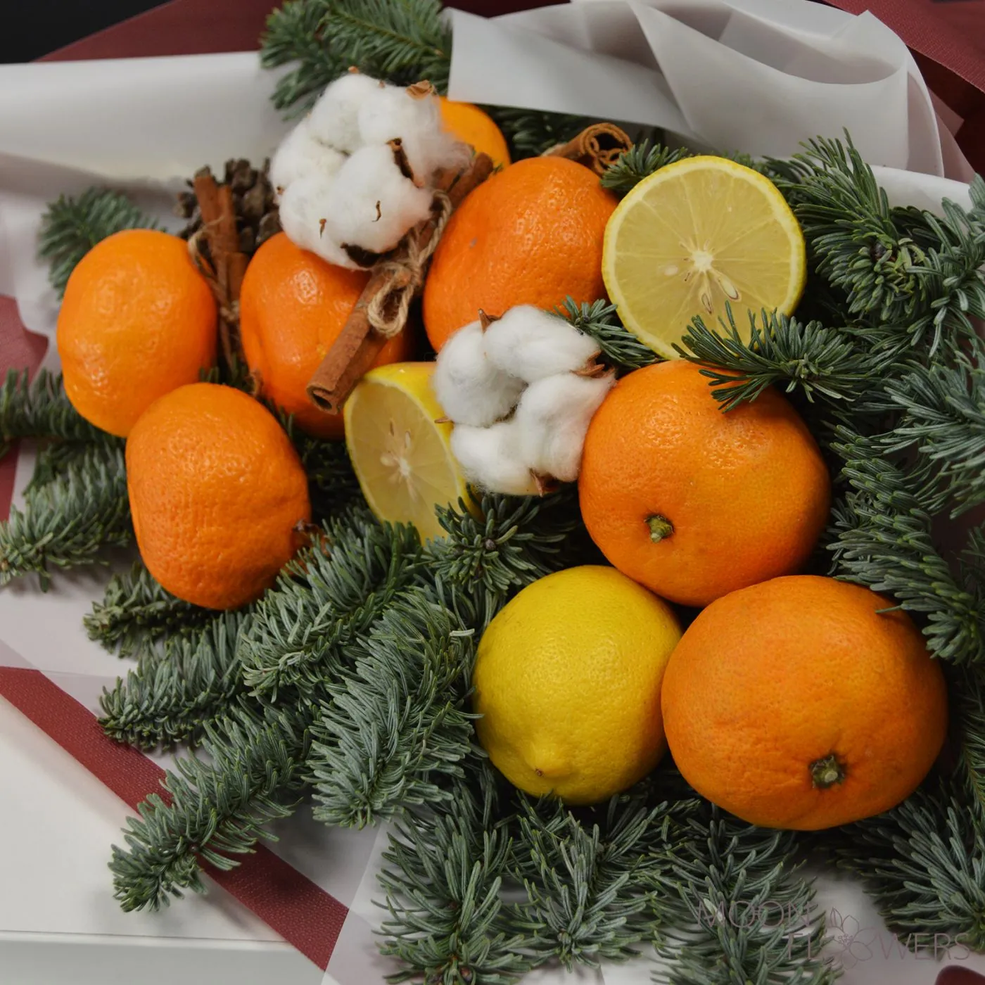 Buchet din mandarine și lămâie