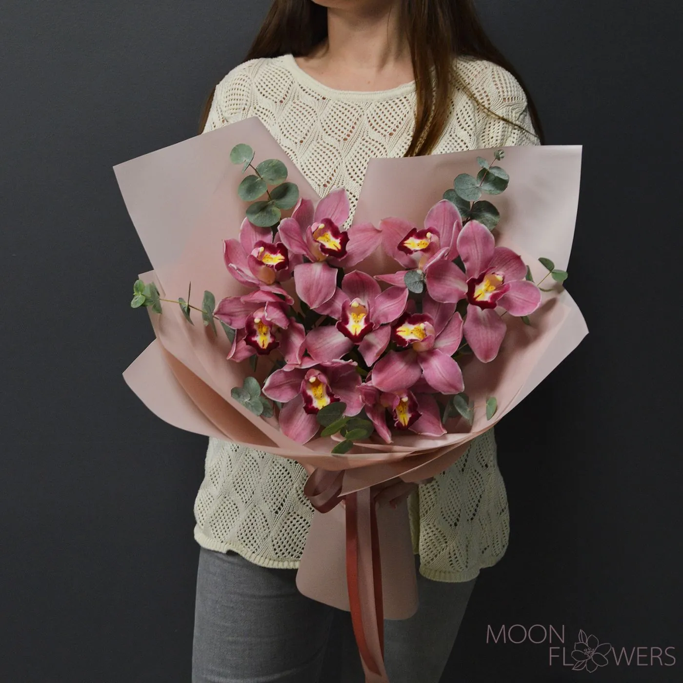 Buchet din orhidee roz