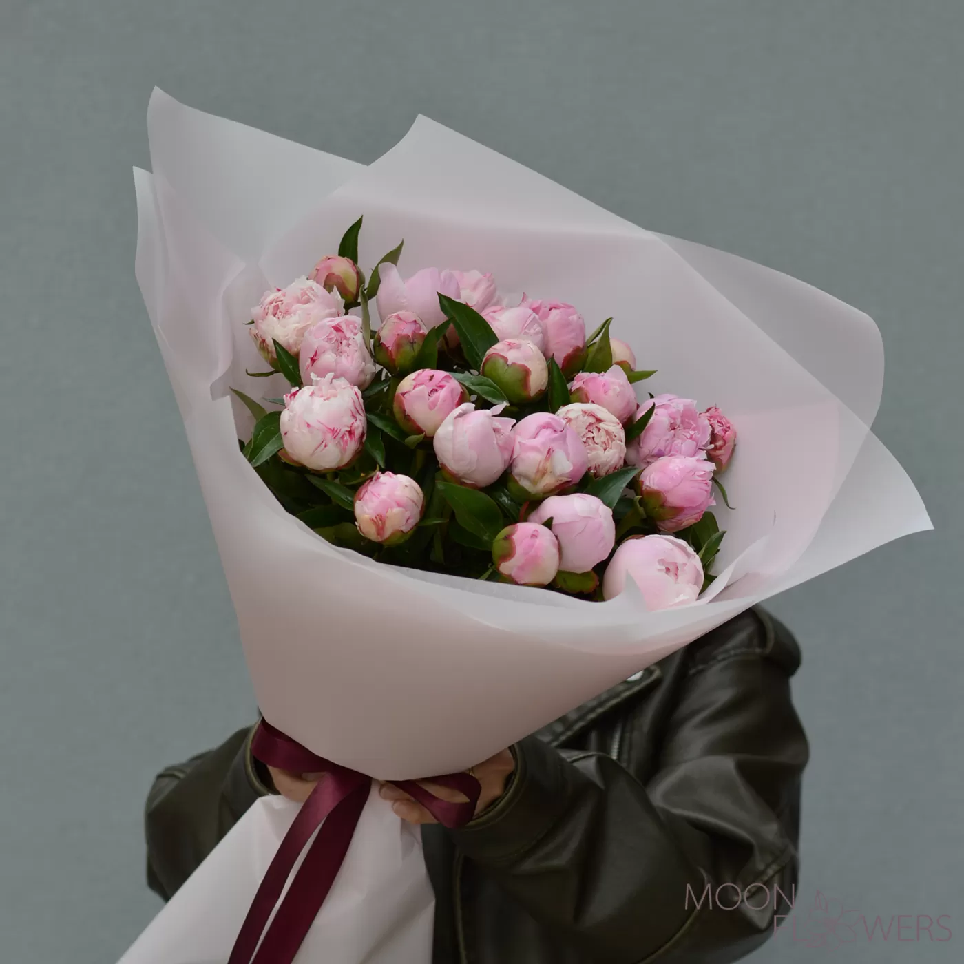Buchet de bujori roz (L)