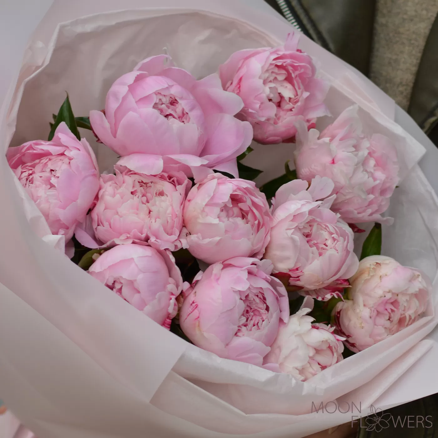 Buchet de bujori roz (M)