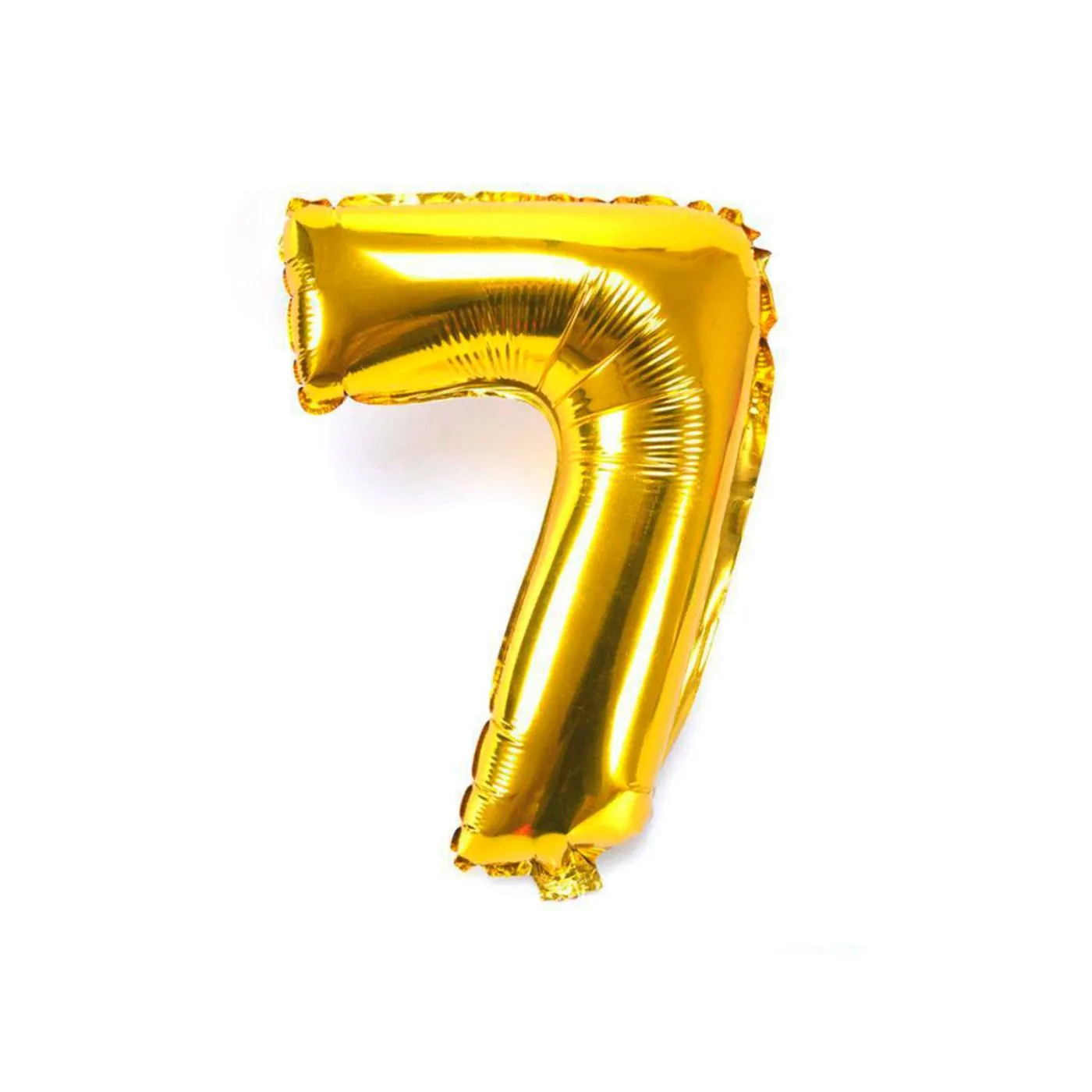 Foil balloon "7"  golden