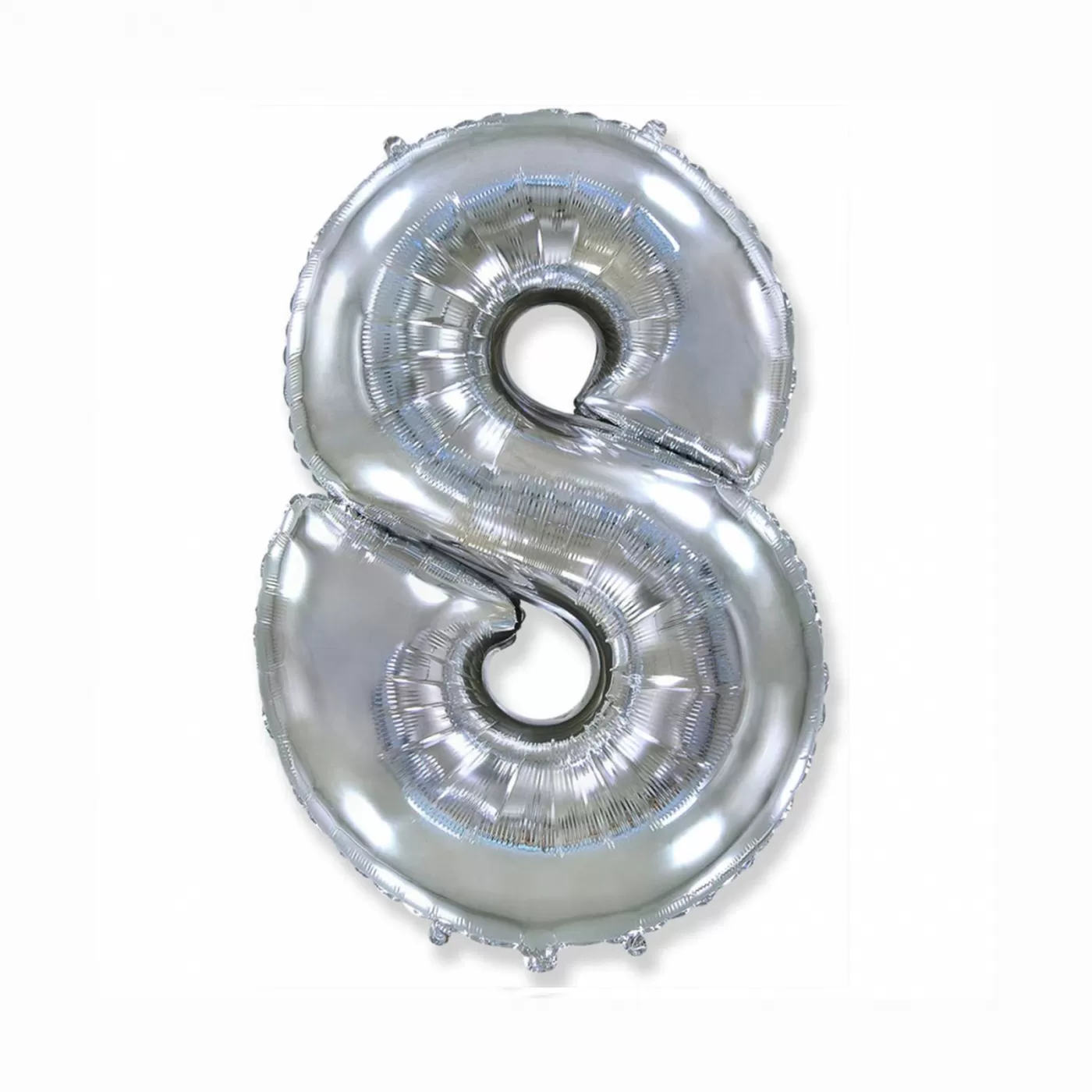 Balon din folie "8" argint