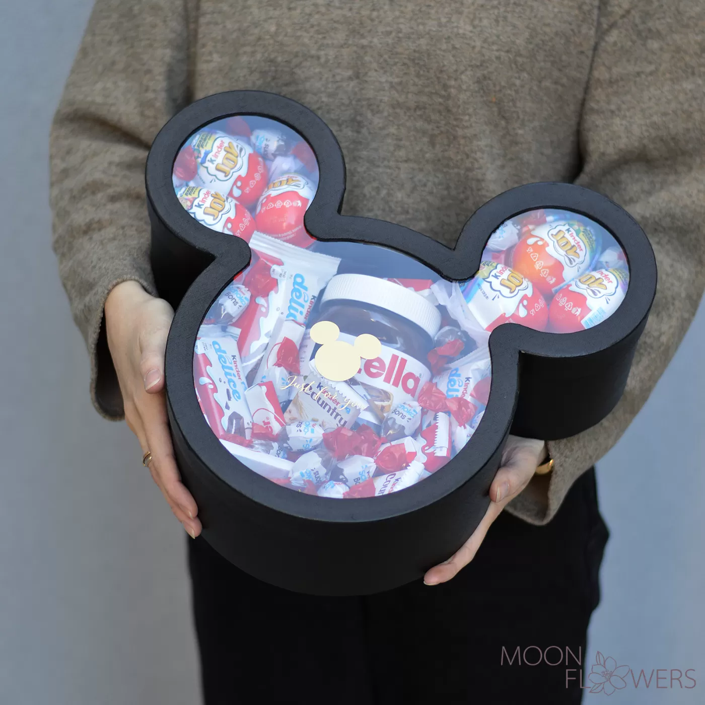 Box Mickey Mouse with candies Kinder and Nutella