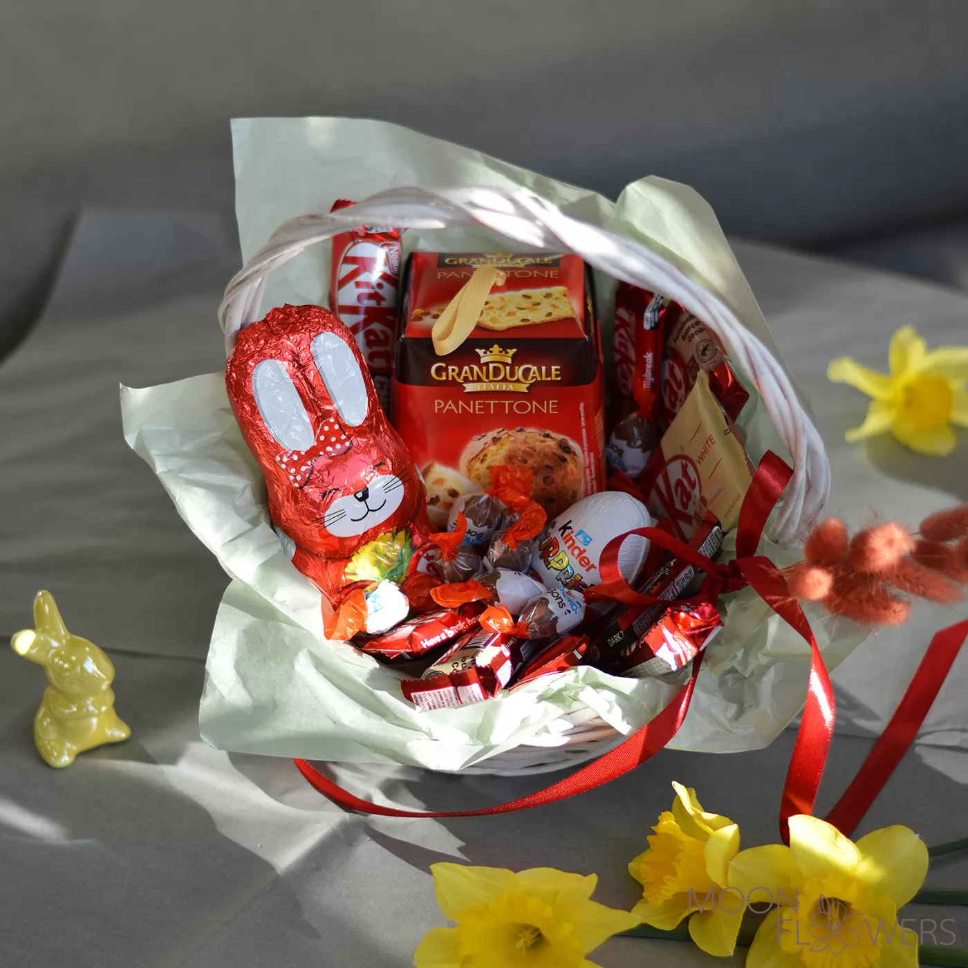 Пасхальная корзинка с Panettone и KitKat
