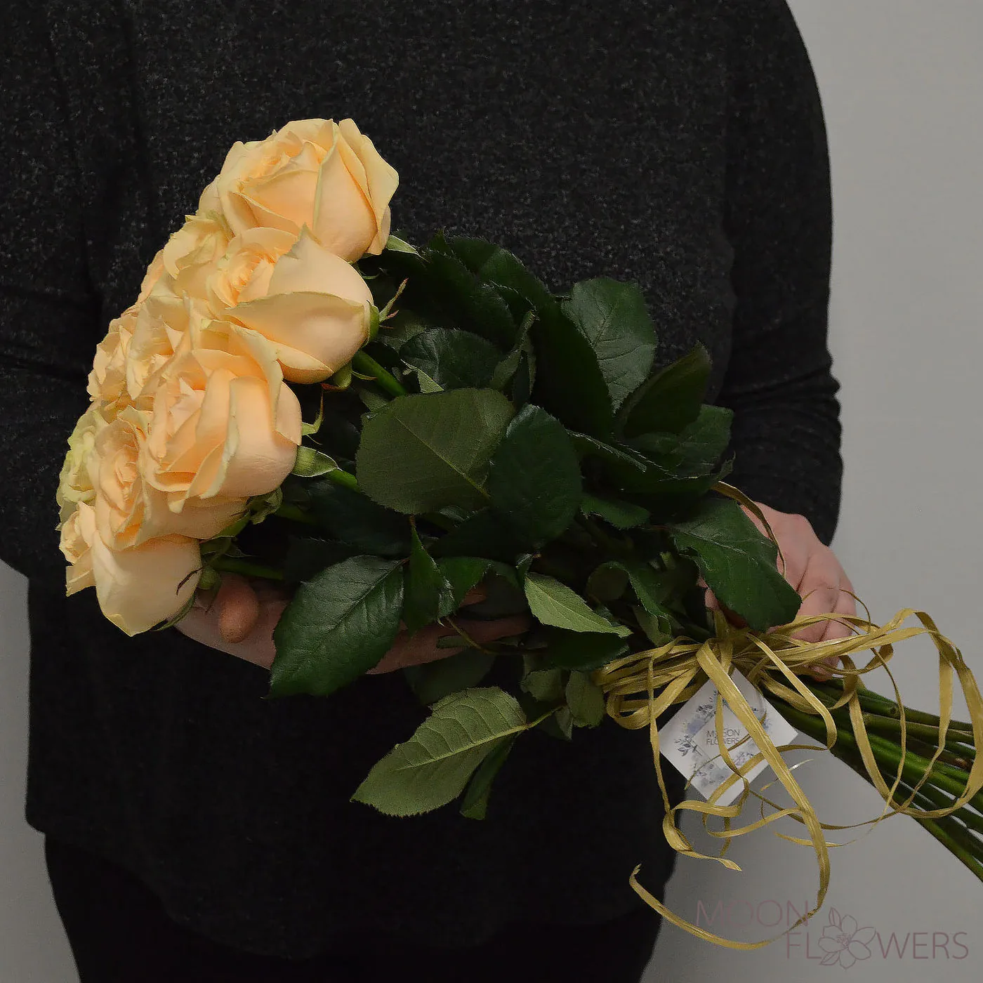 15 trandafiri crem 30-40 cm