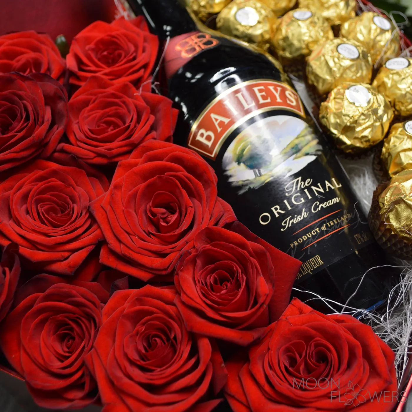 Сердце с розами, Ferrero и Baileys (L)